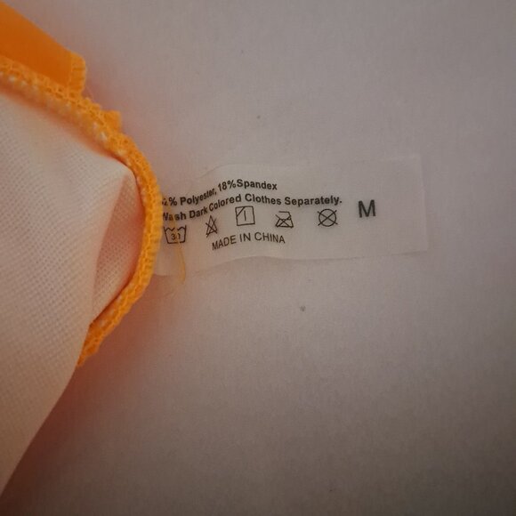 One Piece Swimsuit Ruffle Deep V Neck Padded Beachwear Sz Medium New W/O tags - Picture 7 of 7